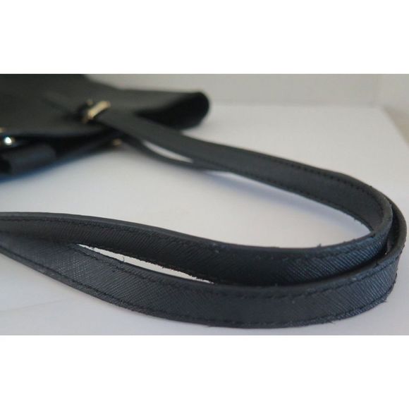 Michael Kors 35H3GTVT7T Large Black Saffiano North/South Jet Set Travel Bag $360 - Picture 10 of 12